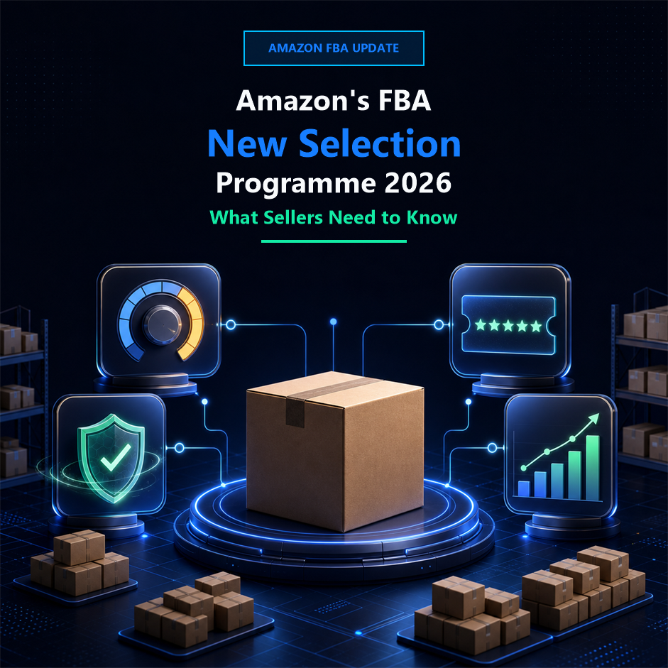 Amazon FBA New Selection Programme 2026 launch benefits article cover